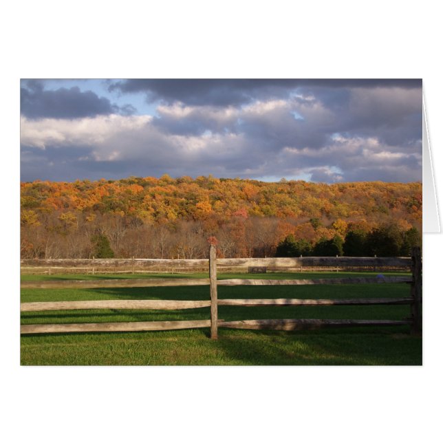 Foto Benutzerdefinierte Karte für den Herbst (Vorderseite (Horizontal))