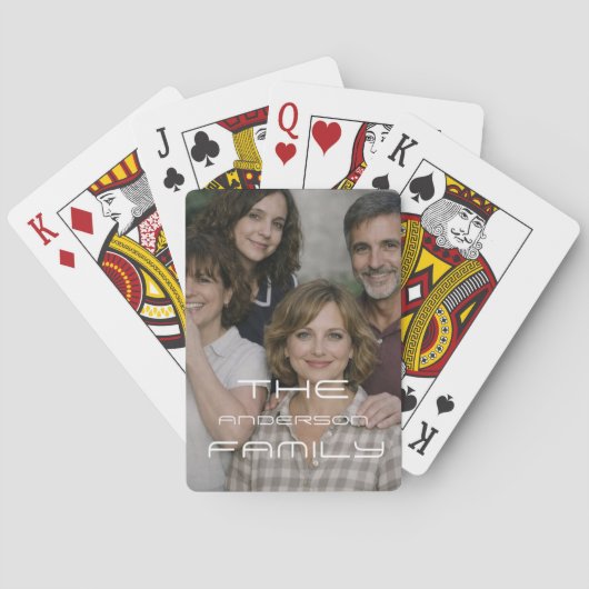 Foto - Benutzerdefinierte Spielkarten mit vertikal (Rückseite)