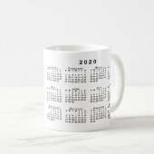 Foto benutzerdefinierten 2020-Kalender hinzufügen Kaffeetasse (VorderseiteRechts)