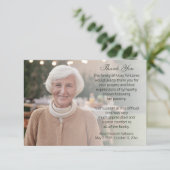 Foto Bereavement Beerdigung Danke (Stehend Vorderseite)