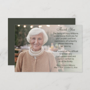 Foto Bereavement Beerdigung Danke