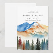 Foto-Berg Save The Date (Vorne/Hinten)