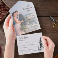 Foto Bergwald Moderne UAWG Hochzeit