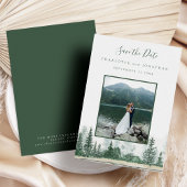 Foto Bergwald Rustikale Hochzeit Save The Date