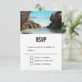 Foto Bermuda Coast & Tropical Sea RSVP Karte (Stehend Vorderseite)