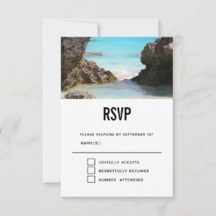 Foto Bermuda Coast & Tropical Sea RSVP Karte