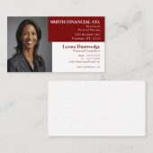 Foto Beruflich anpassbar Visitenkarte (Vorne/Hinten)