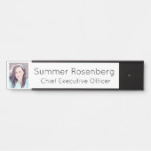 Foto Beruflich Name Plate Tür Zeichen Türschild (Vorderseite )