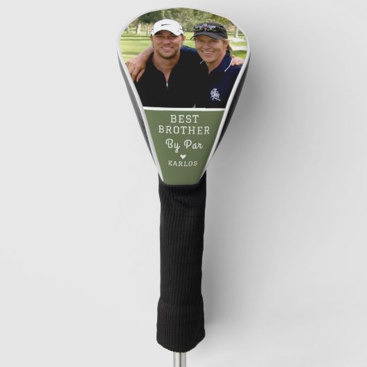 Foto Best Brother by Par Breen & White Golf Headcover (Vorderseite)