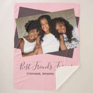 Foto Best Friends Forever Individuelle Name Modern Sherpadecke
