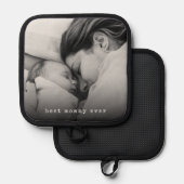 Foto Best Mommy Ever | Topflappen (Vorderseite/Rückseite)