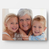 Foto Best Nonna Grandmutter Fotoplatte (Vorderseite)