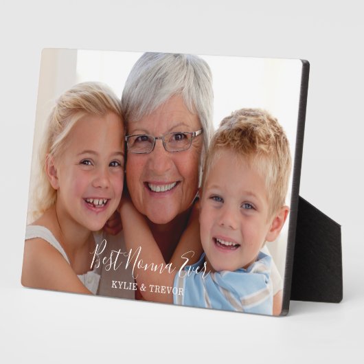 Foto Best Nonna Grandmutter Fotoplatte (Seite)