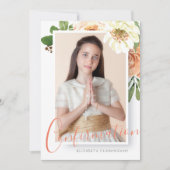 Foto-Bestätigung für Wasserfarben Save The Date (Vorderseite)