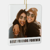 Foto Beste Freunde Fur Weihnachten Keramikornament (Rechts)