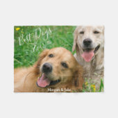 Foto Beste Hunde je Fleece Blanket (Vorderseite (Horizontal))