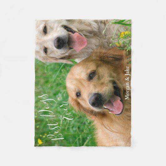 Foto Beste Hunde je Fleece Blanket (Vorderseite)