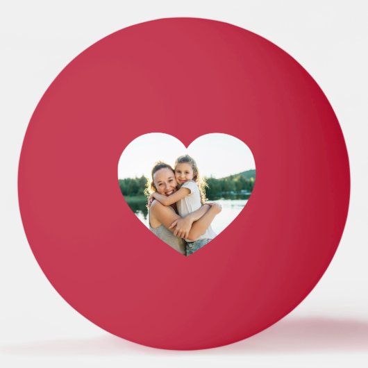 Foto Beste Mama je Rot Tischtennisball (Vorderseite)