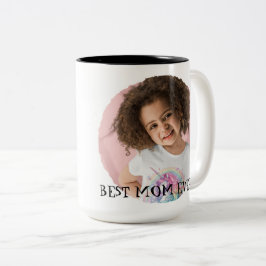Foto Beste Mutter Aller Zeiten Zweifarbige Tasse