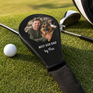 Foto bester GSD-Hund-Vater schwarze Kinder Golf Headcover
