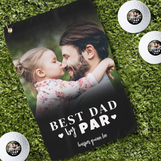 Foto Bester Vater Par Golfhandtuch