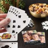 Foto bester Vater Spielkarten (In Situ)