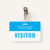 Foto Besuchernummer Ihres Gesundheitsunternehmens Ausweis (Vorderseite mit Klammer)