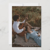 Foto Bible Verse Christlich Moderne Hochzeit Einladung (Rückseite)