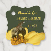 Foto "Bier für Honig-Gastgeschenke Hochzeiten" Geschenkanhänger (Vorderseite)