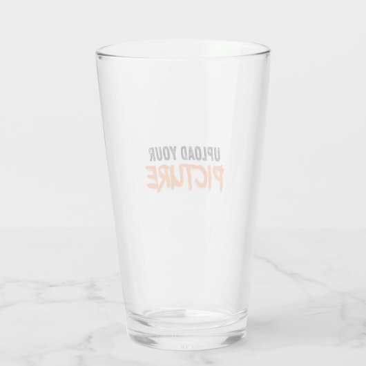 Foto-Bierglas Glas (Rückseite)