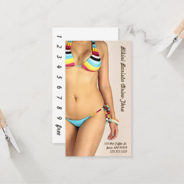 Foto Bikini Barista Drive-Thru Anpassen Treuekarte