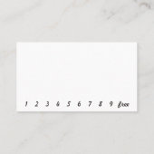 Foto Bikini Barista Drive-Thru Anpassen Treuekarte (Rückseite)