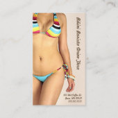 Foto Bikini Barista Drive-Thru Anpassen Treuekarte (Vorderseite)