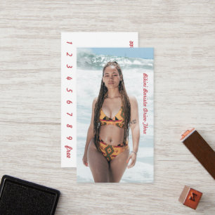 Foto Bikini Coffee Drive-Thru Loyalty Card Treuekarte