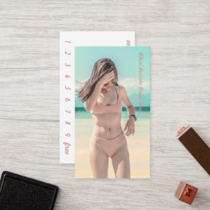 Foto Bikini Coffee Drive-Thru Loyalty Card Treuekarte