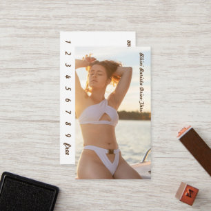 Foto Bikini Coffee Drive-Thru Loyalty Card Treuekarte