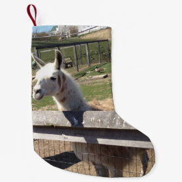 Foto-Bild Lama Alpaca Kleiner Weihnachtsstrumpf