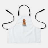 Foto, Bild und Name anpassen Schürze (Vorderseite)