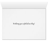 Foto-Bilder und AltersGeburtstagskarte (Innenansicht Horizontal (Unten))