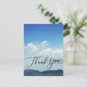 Foto-Bildkarte, danke Karte (Stehend Vorderseite)