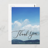 Foto-Bildkarte, danke Karte (Vorne/Hinten)