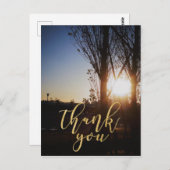 Foto-Bildkarte, danke Karte (Vorne/Hinten)