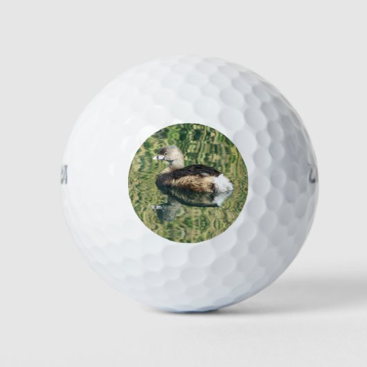 Foto Bird Little Grebe Water Reflection Nature Golfball (Vorderseite)