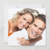 Foto BirdCage Parchment Wedding Save the Date (Rückseite)