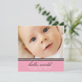 Foto Birth Ankündigung (Stehend Vorderseite)