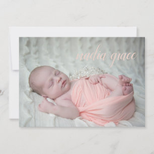 Foto Birth Ankündigung