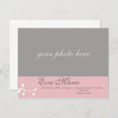 Foto Birth Ankündigung (Vorne/Hinten)