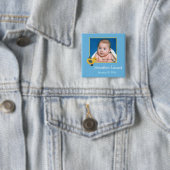 Foto Birth Annoucement Niedlich Baby Chick Button (Beispiel)