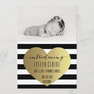 Foto Birth Announcement - Baby Girl Ankündigung