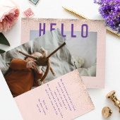 Foto Birth Baby Geburtstagskündigung Flyer